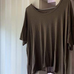 Enza Costa Supima Cotton Loose S/S Crew T-Shirt